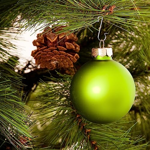 Ornament Hangers, 100 Pack Christmas Hooks for Tree Decorating, Garland Decorations, Silver