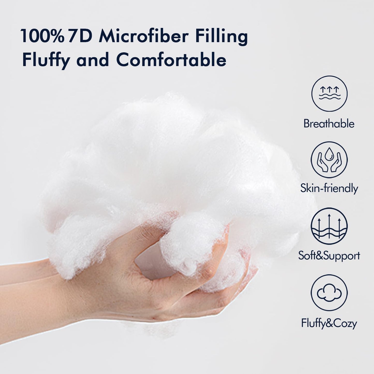 MIULEE Outdoor Pillow Inserts - Water-Resistant Decorative Throw Pillows | Pack of 2, 18x18 Inches