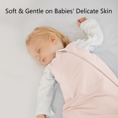 BubblePanda Bamboo Sleep Sack - Soft & Warm 2.5 Tog Quilted Baby Blanket | 6-12 Months
