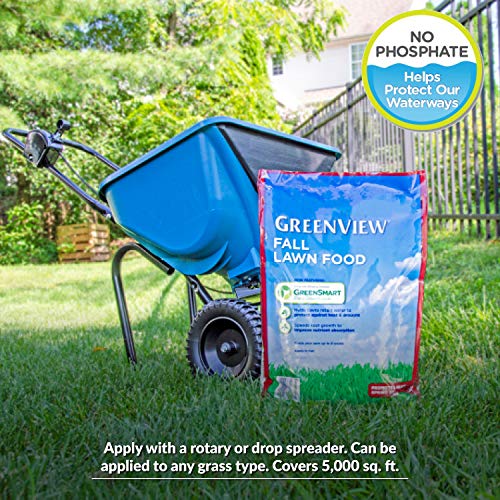 Fall Lawn Fertilizer 48 lb Bag - Covers 15,000 sq. ft. with GreenSmart