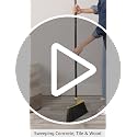 KeFanta Yellow Outdoor Broom with 58-Inch Handle - Heavy-Duty Indoor & Outdoor Sweeping Tool