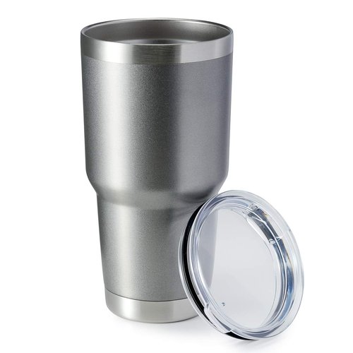 HASLE OUTFITTERS 30oz Stainless Steel Tumbler, Double Wall Vacuum Insulated Travel Mug Tumbler, Durable Insulated Coffee Mug, Gift Box Set (Grey, 1)