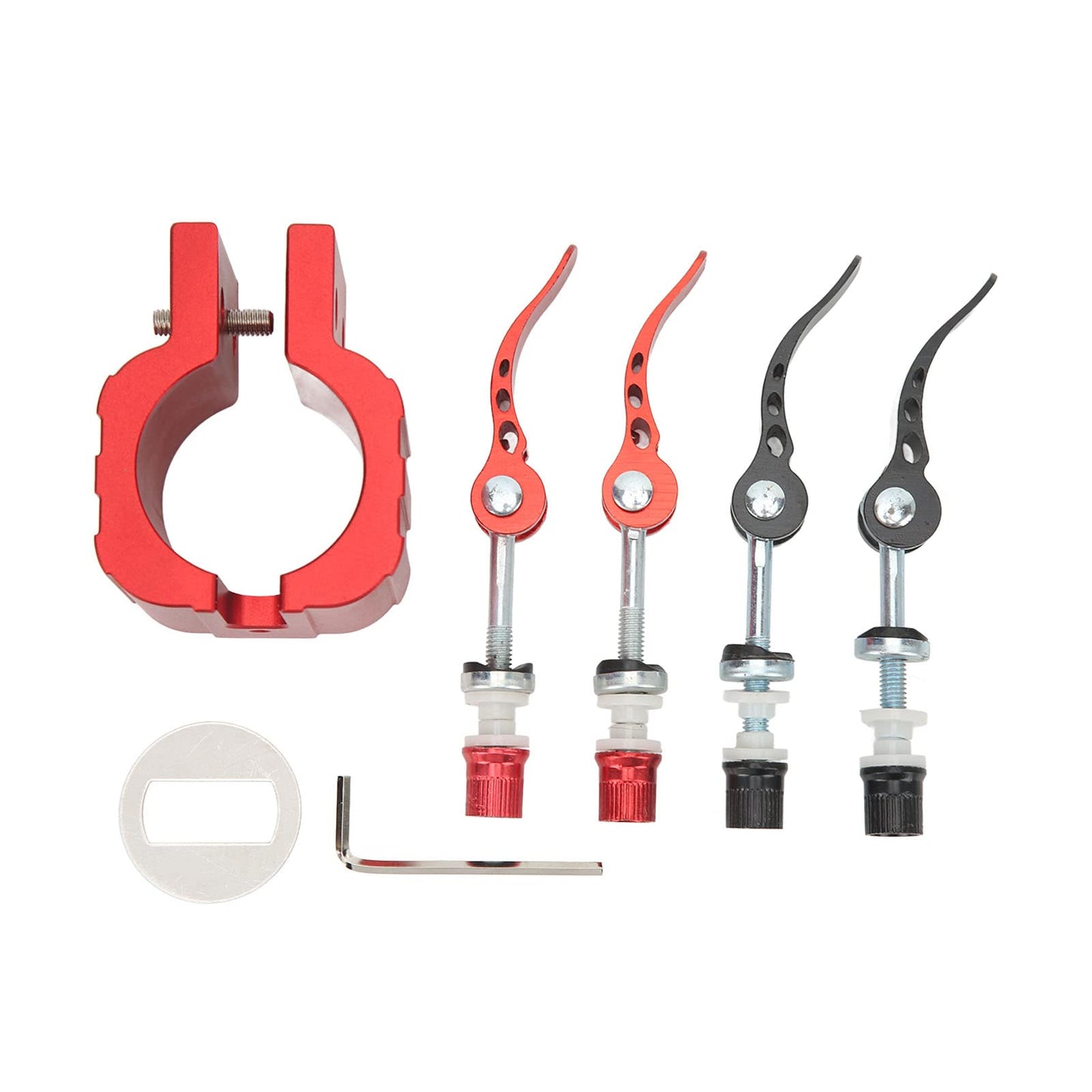 Alomejor Electric Scooter Lock,Quick Release Lever Easy Attachment Scooter clamp Rugged Design with Hex Wrench Included for commuters Urban Riders Daily Travel Security
