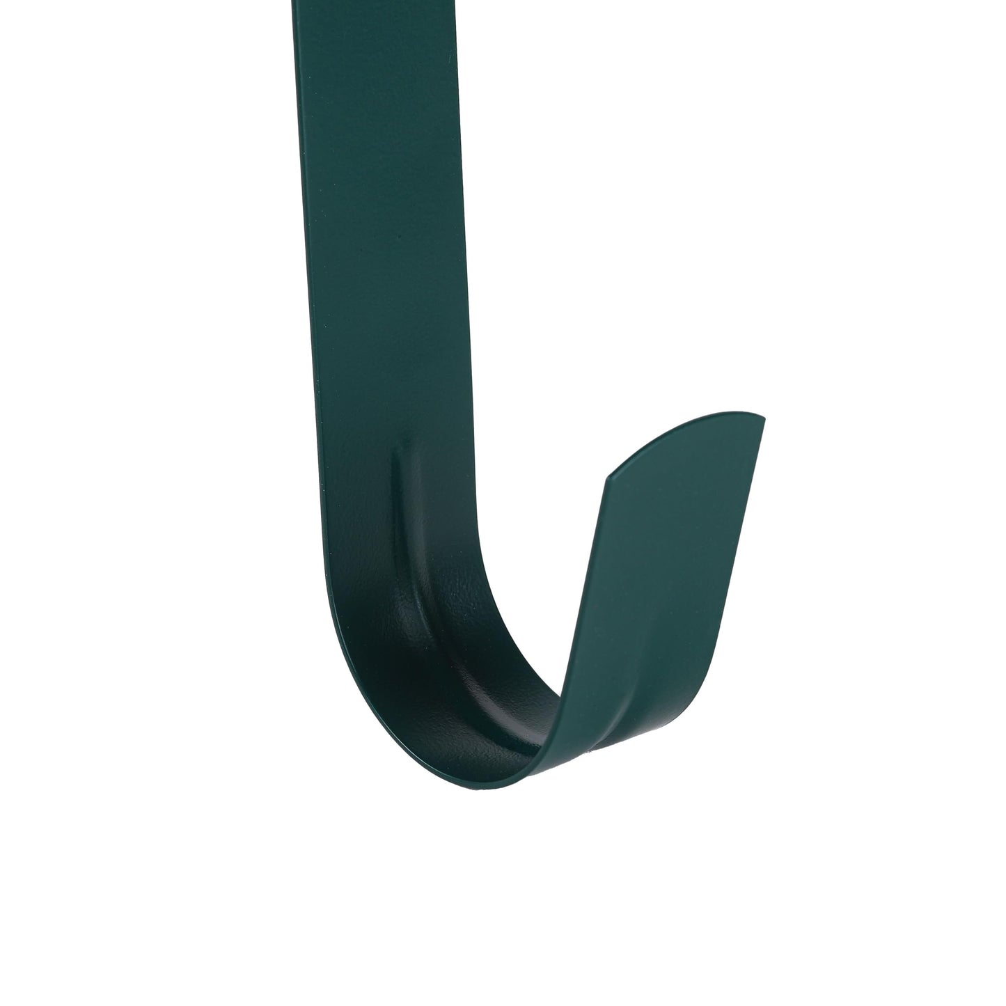 Sattiyrch 12" Wreath Hanger for Front Door,Steel Over The Door Hanger Hook,Wreath Door Hanger (Green,1)