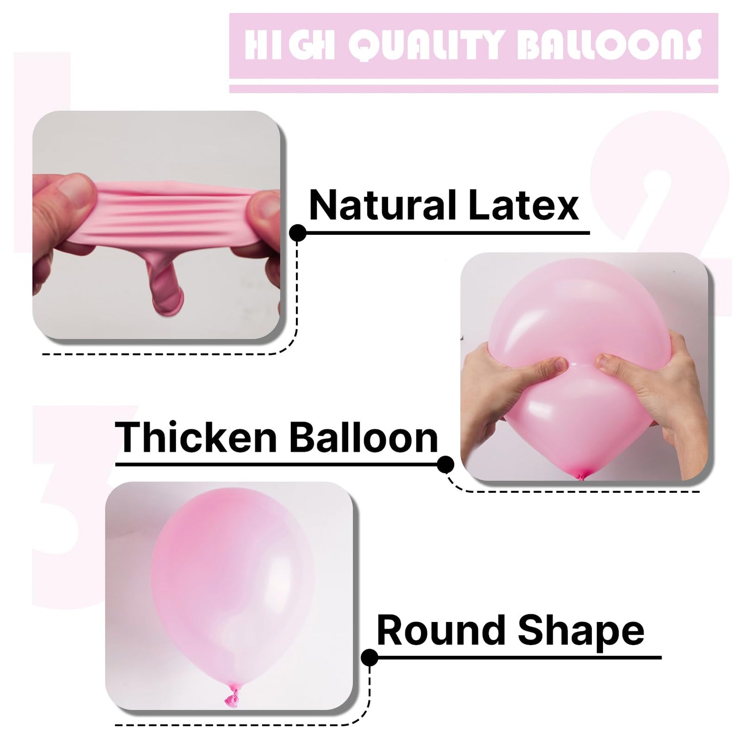 PartyWoo Light Pink Balloons 100 pcs Different Sizes of 36 18 12 10 5 Inch Pastel Baby Pale Pink Balloon Arch Kit Garland for Baby Shower Valentine's Day Princess Birthday Party Decorations Pink-Y48
