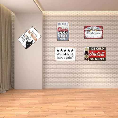 Leinenkugols Decorative Metal beer mancave Beer Bar Tin Signs 12x8 Inchs-red