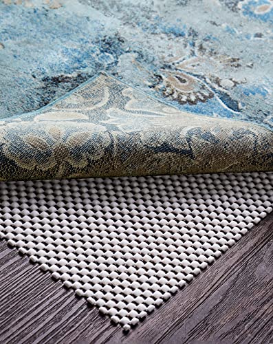 12x15 Ft Rug Pad Non Slip Gripper for Hardwood Floors - White