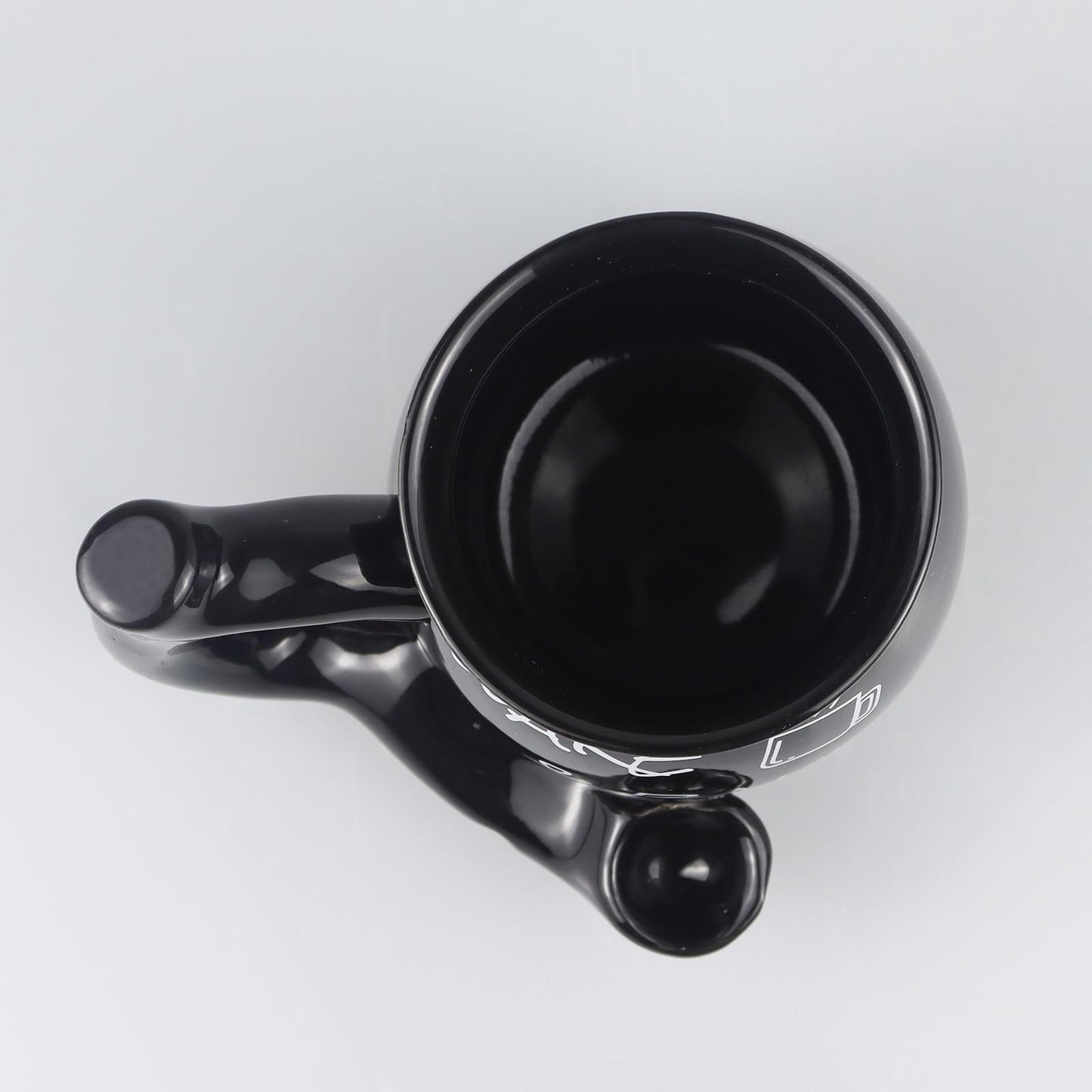ISTOOLL Coffee Mug, Novelties Ceramic Cup Father's Day Gift, Black