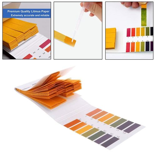6 Pack pH Test Strips, 480 Strips Full Range 1-14 Universal pH Test Litmus Paper pH Soap Making Testing Strips for Water Wine Saliva Urine Soil, pH Strips and 6 Test Pipette Droppers with Storage Case