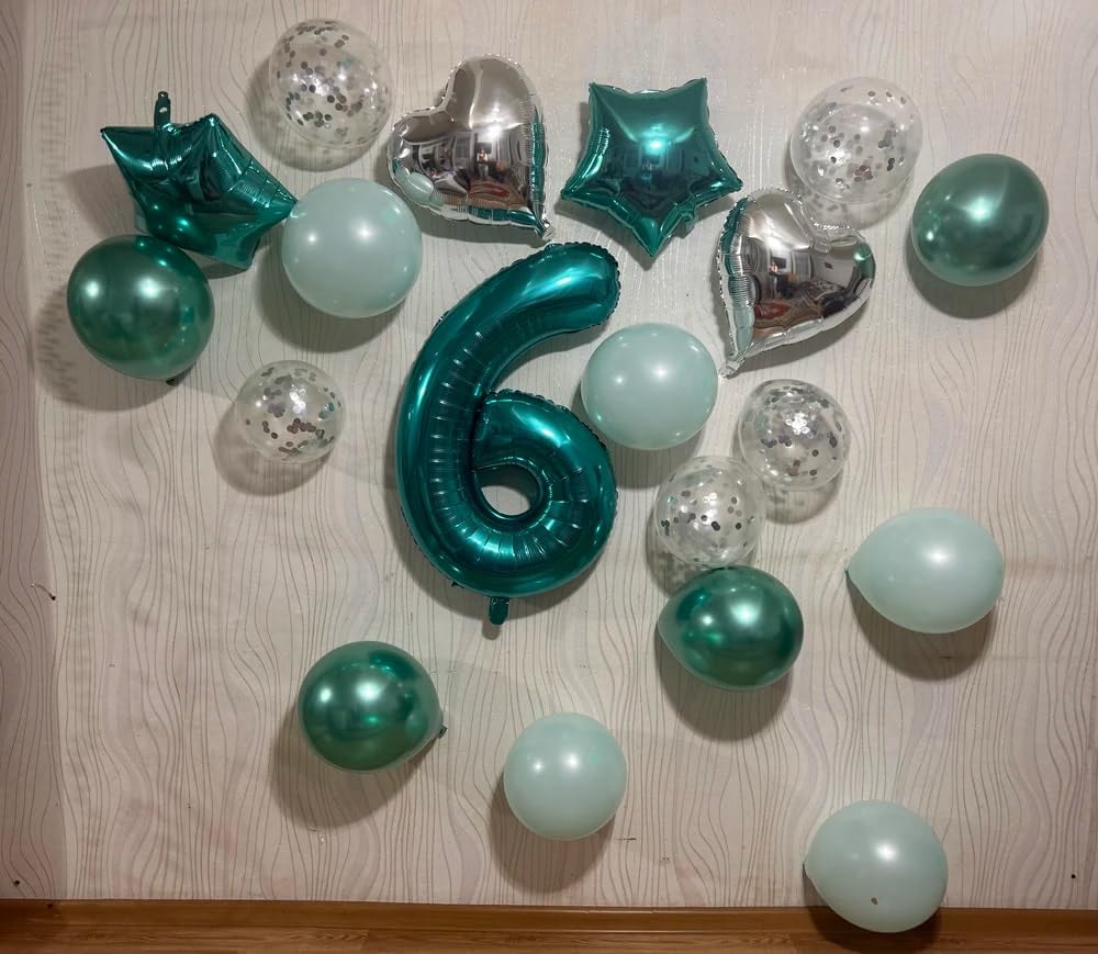 Teal Blue Number 9 Balloon - 40 Inch Giant Birthday Decoration for Girls | Perfect for 9th, 19th, and 29th Parties