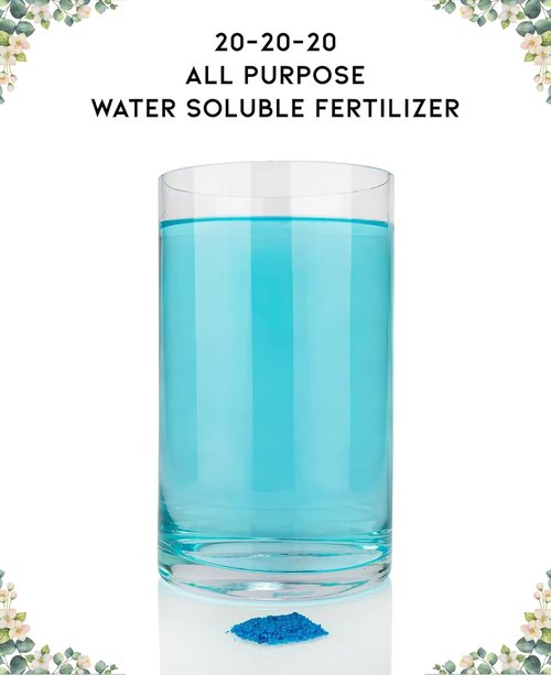 GARDENERA Premium 20-20-20 All-Purpose Water-Soluble Fertilizer - Boosts Plant Growth & Leaf Color - 1 Quart