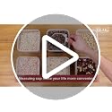 Clear Flour & Sugar Storage Containers Set 10 pcs - Airtight Food Organizer BPA Free