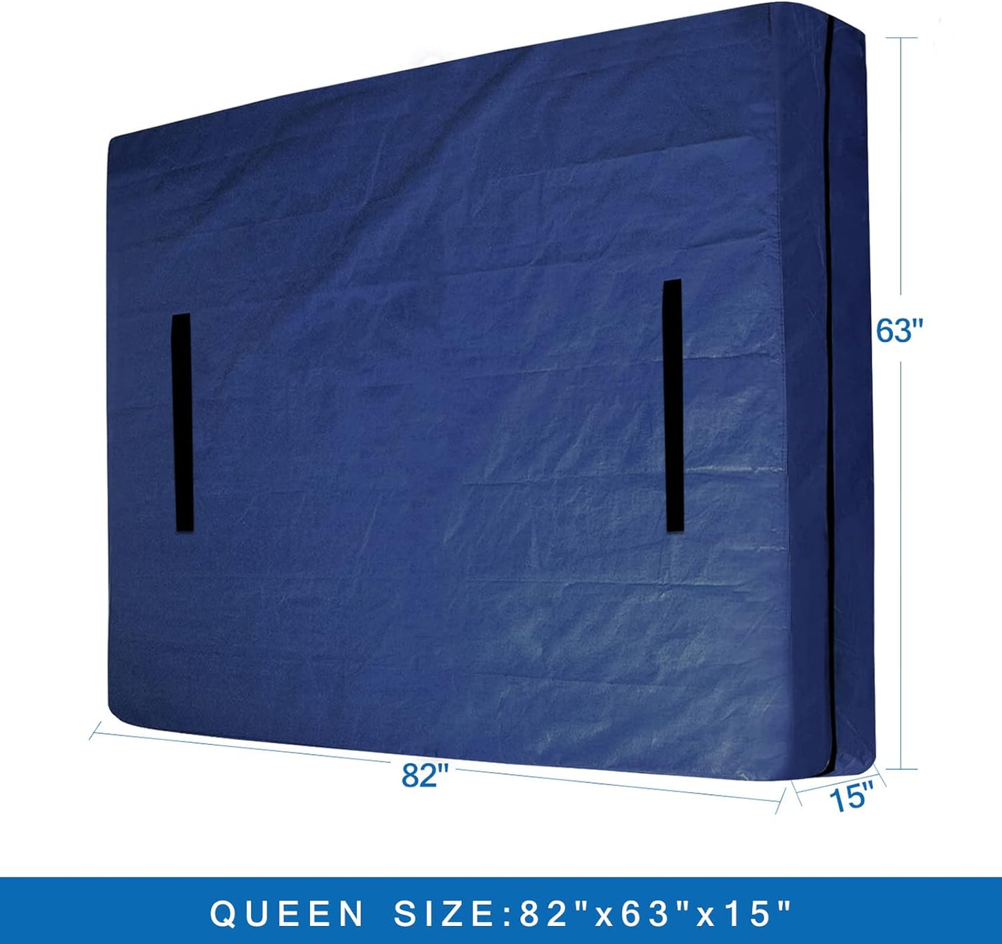 Mattress Bags for Moving - Waterproof Queen Size Cover with Heavy-Duty Handles & Strong Zipper