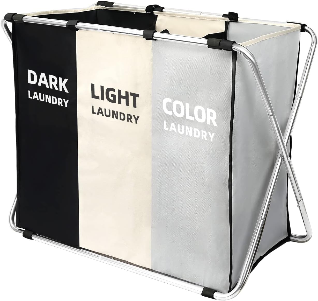 Skiennix 180L Large Laundry Basket - Collapsible Hamper with Handles for Dorm & Family Storage
