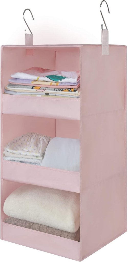 GRANNY SAYS Cube Storage Bins Set - 6-Pack with Hanging Organizer for Efficient Space Saving