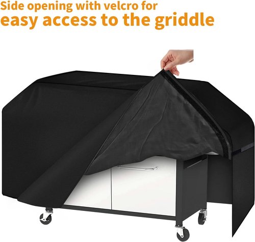 iCOVER Griddle Cover - Heavy Duty Waterproof Canvas for Blackstone 36" ProSeries Griddles | Front Side Opening