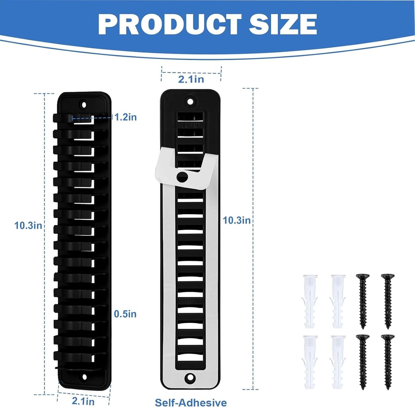 MAGTSMEI Baseball Cap Organizer - Vertical Hat Holder for Closet & Door | Large Capacity, Space-Saving Design (Black)