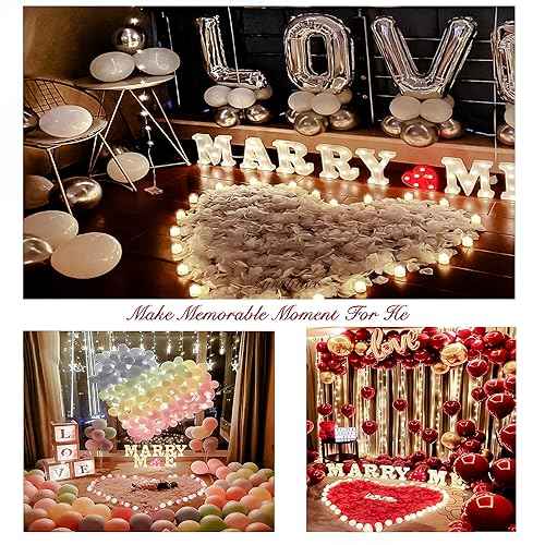 1000Pieces Rose Petals, Artificial Flower Petals Fake Rose Petals for Romantic Night,Wedding,Proposal Anniversary Flower Decorations (Rose Red)