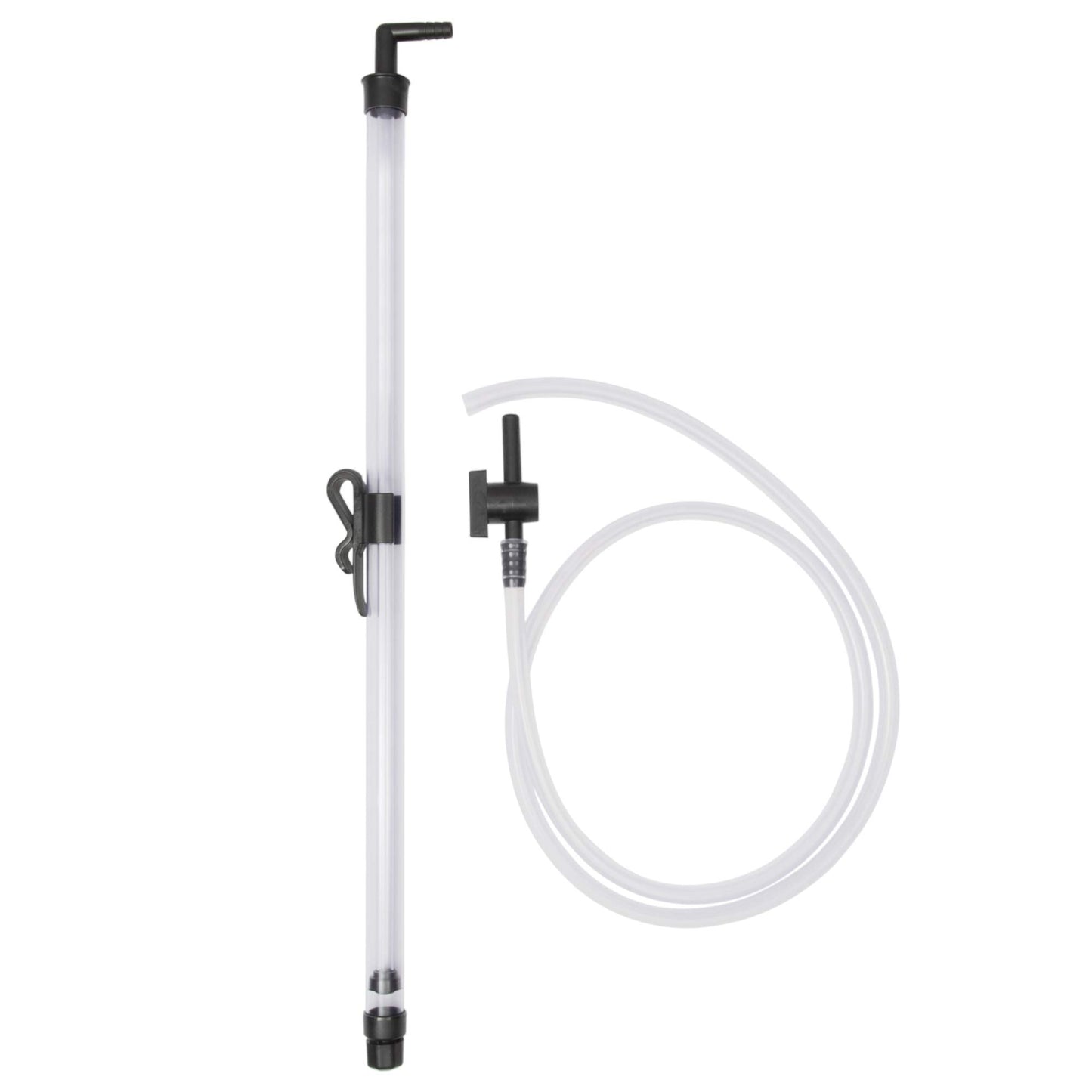 North Mountain Supply Quick Start Automatic Siphon - 22 Inches, With Bucket Clip, Butterfly Valve & Hose