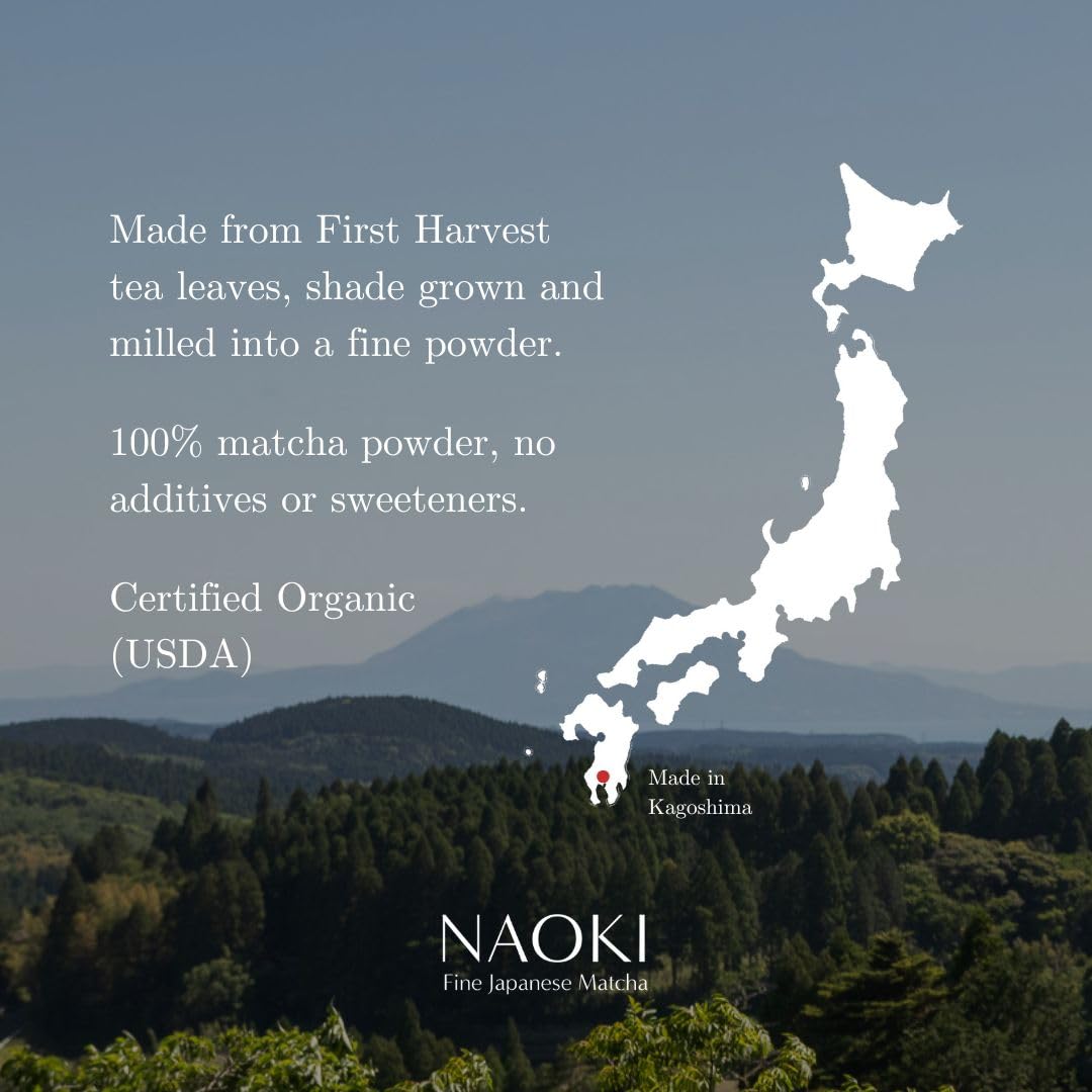 Naoki Matcha - Authentic Japanese Ceremonial Grade Green Tea Powder | Chiran Harvest Collection (40g / 1.4oz)