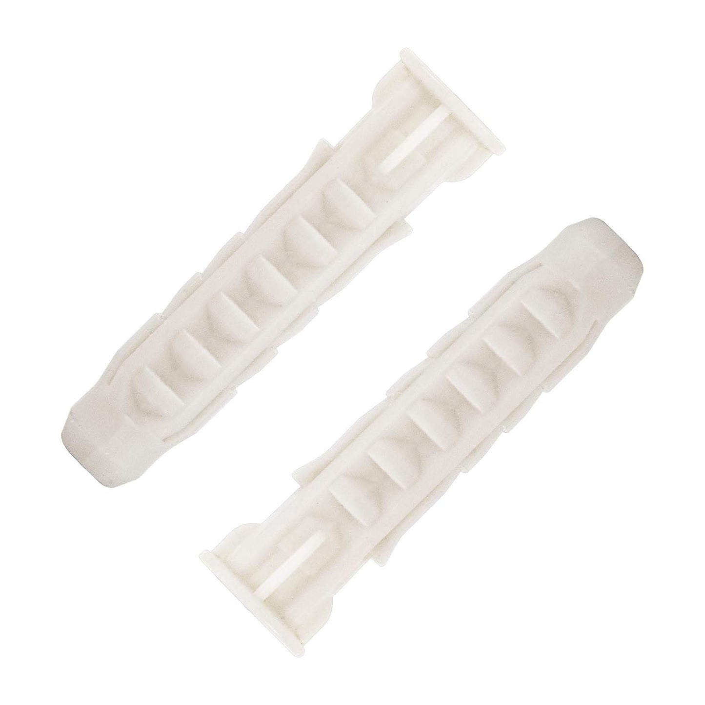 Mounting Dream Concrete Wall Anchors - 10X50mm Plastic Anchor Bolts for TV Wall Mounts | 6pcs White