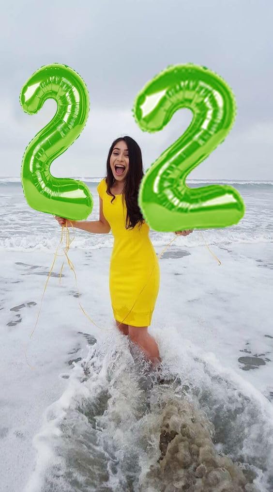 Light Green Number 9 Balloon by [Brand Name] - 40 Inch Decoration for Birthdays, Weddings & Graduations