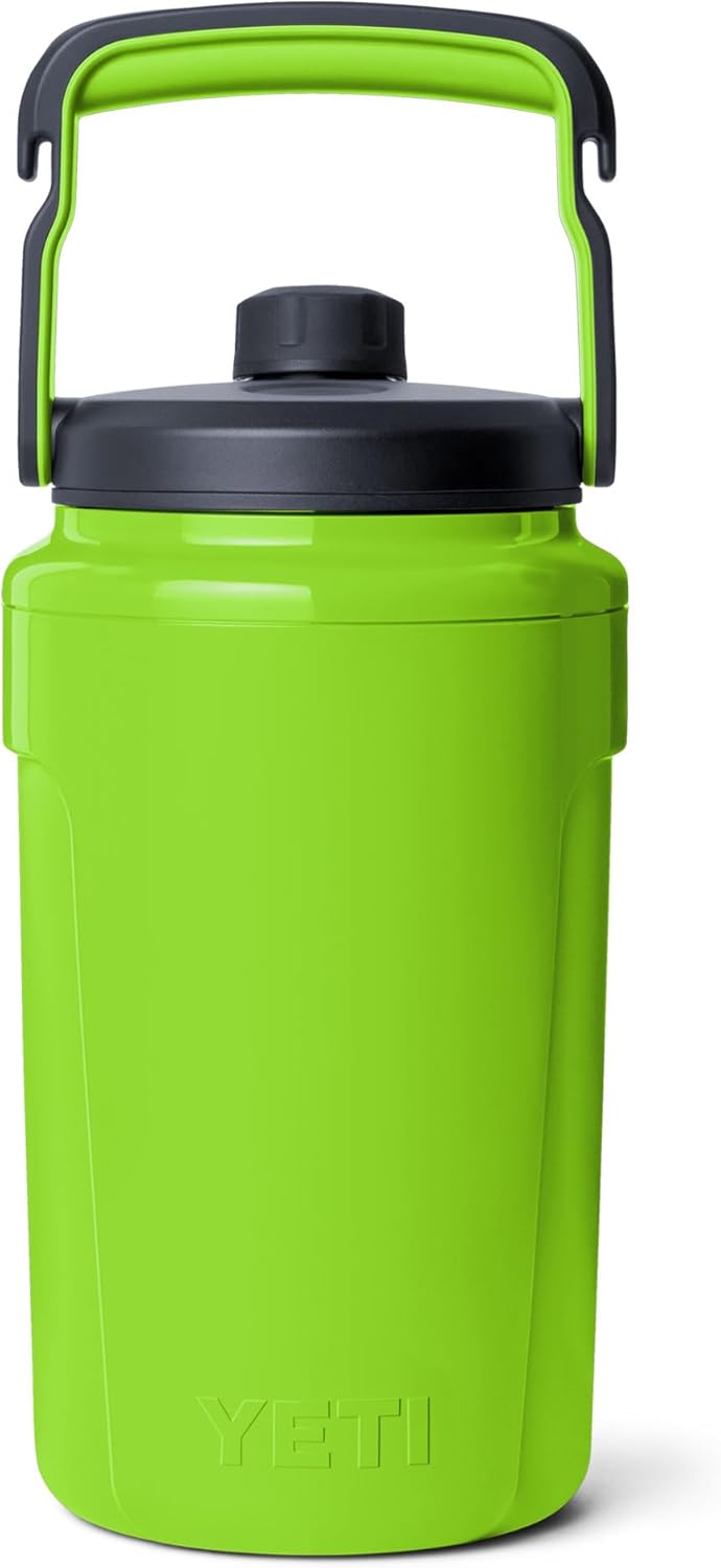 YETI Silo Half Gallon Insulated Water Jug - Leakproof Sports Bottle with Fence Hook Handle | Keeps Drinks Ice-Cold for Gym & Tournaments