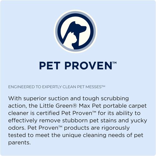 BISSELL® Little Green® Max Pet Portable Carpet Cleaner - Deep Cleaning with Self-Cleaning Tool & Pet Hair Remover