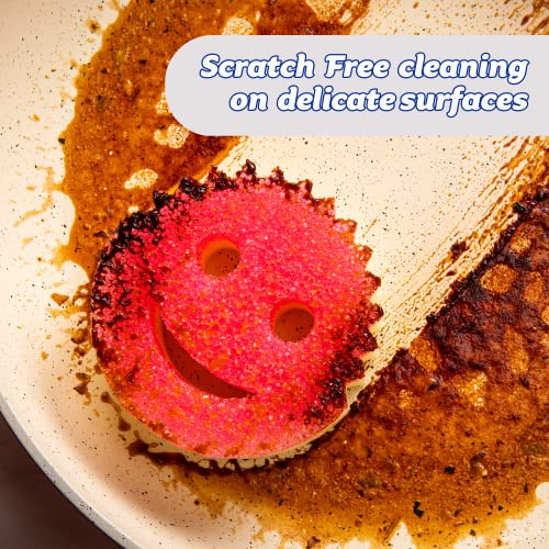 Scrub Daddy & Scrub Mommy Dish Wand Bundle Pink - Soap Dispensing & Dual-Sided Sponges