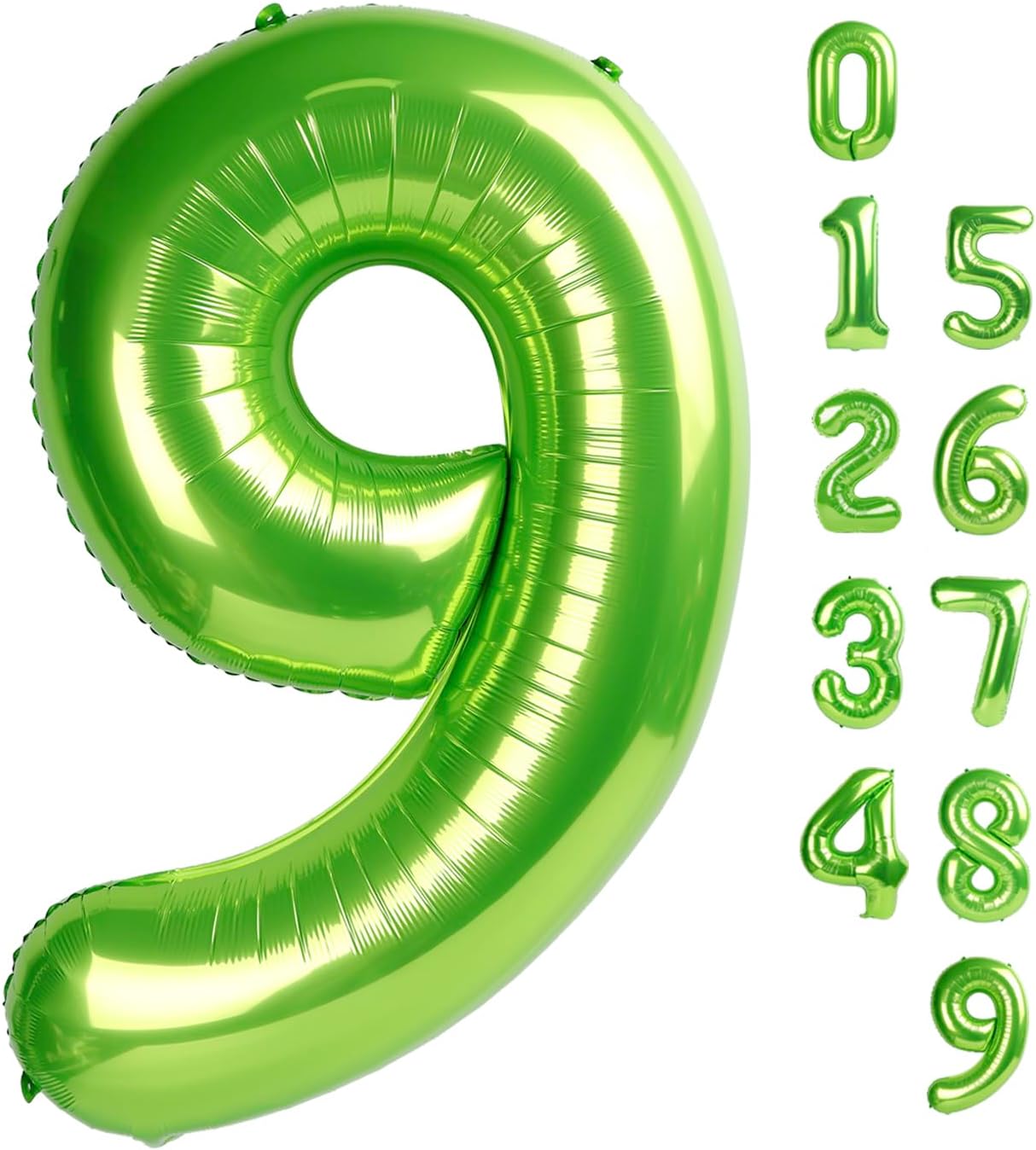 Light Green Number 9 Balloon by [Brand Name] - 40 Inch Decoration for Birthdays, Weddings & Graduations