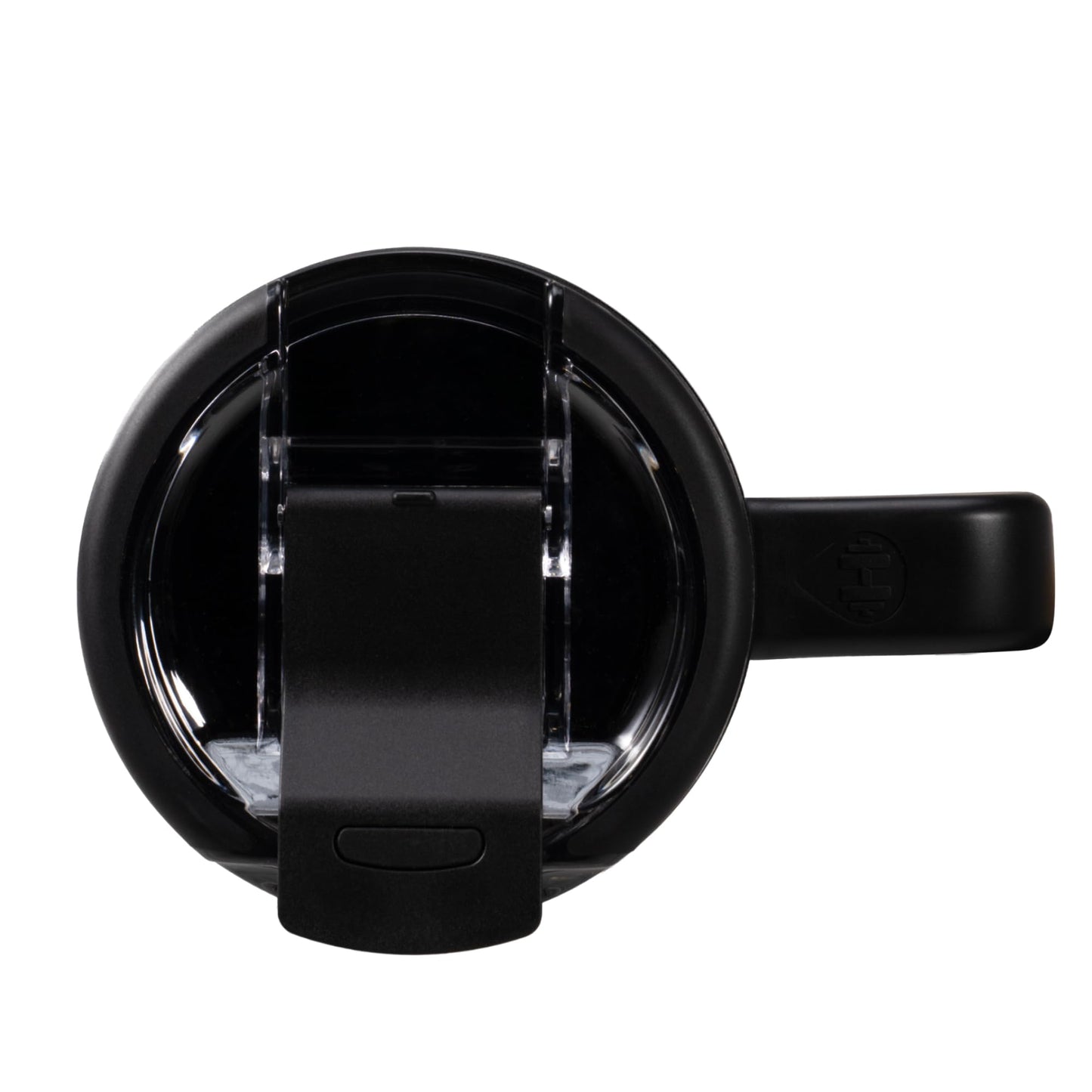 HydroJug Coffee Traveler 20 oz - Leak-Resistant, Ceramic-Lined Insulated Travel Coffee Mug for Hot or Cold Drinks with Flip Lid & Handle, Dishwasher Safe Coffee Tumbler, Black