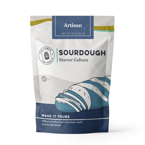 Artisan Sourdough Starter Culture | Dehydrated Starter for Bread Baking | Unbleached Rye Flour | Perfect for Beginners and Experienced Bakers | Gluten Sourdough Culture | Cultures for Health