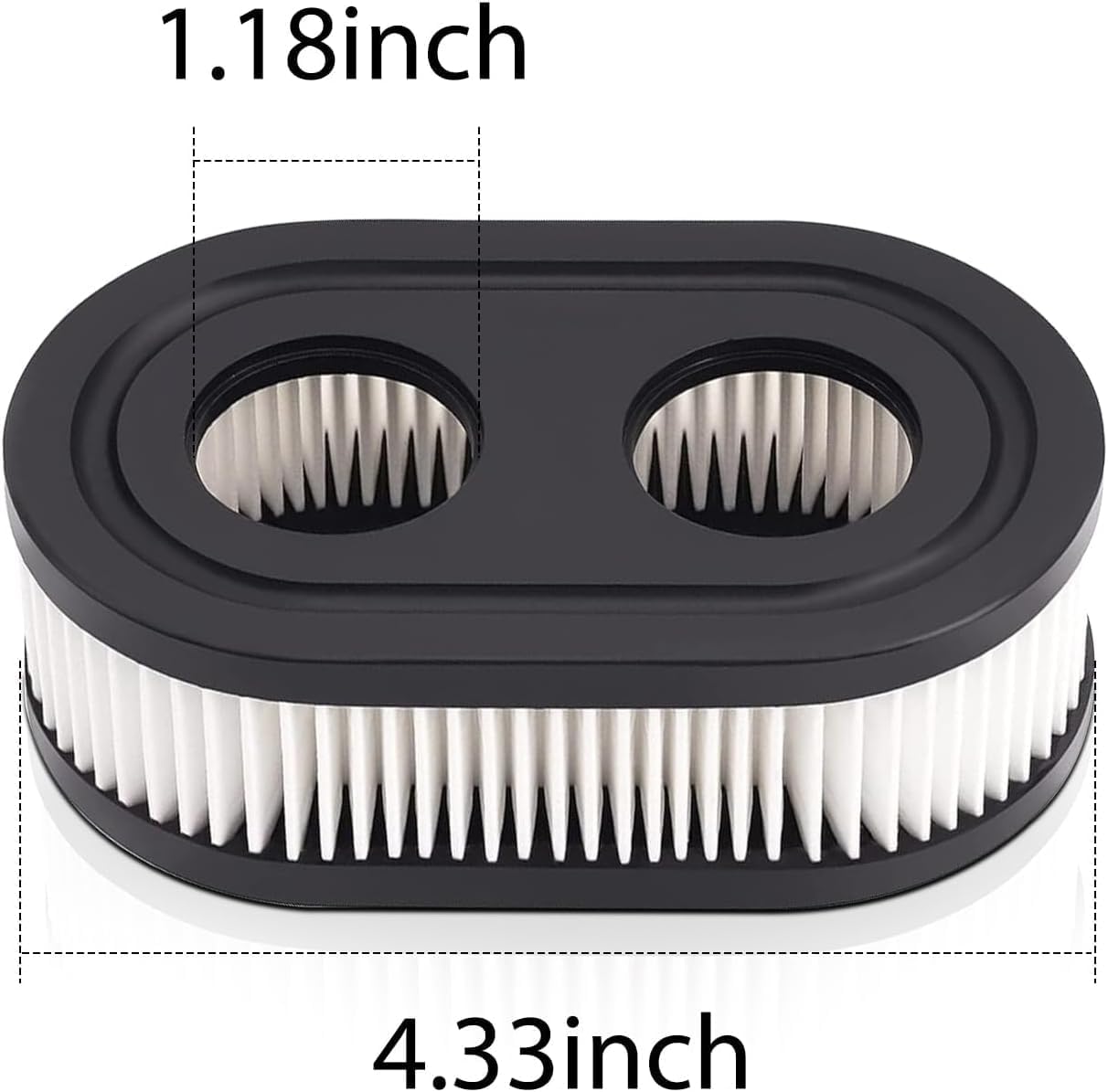 Skiennix Lawn Mower Air Filter Set - Includes 2 Sponge Filters for 4247, 5432, 550E Series Engines