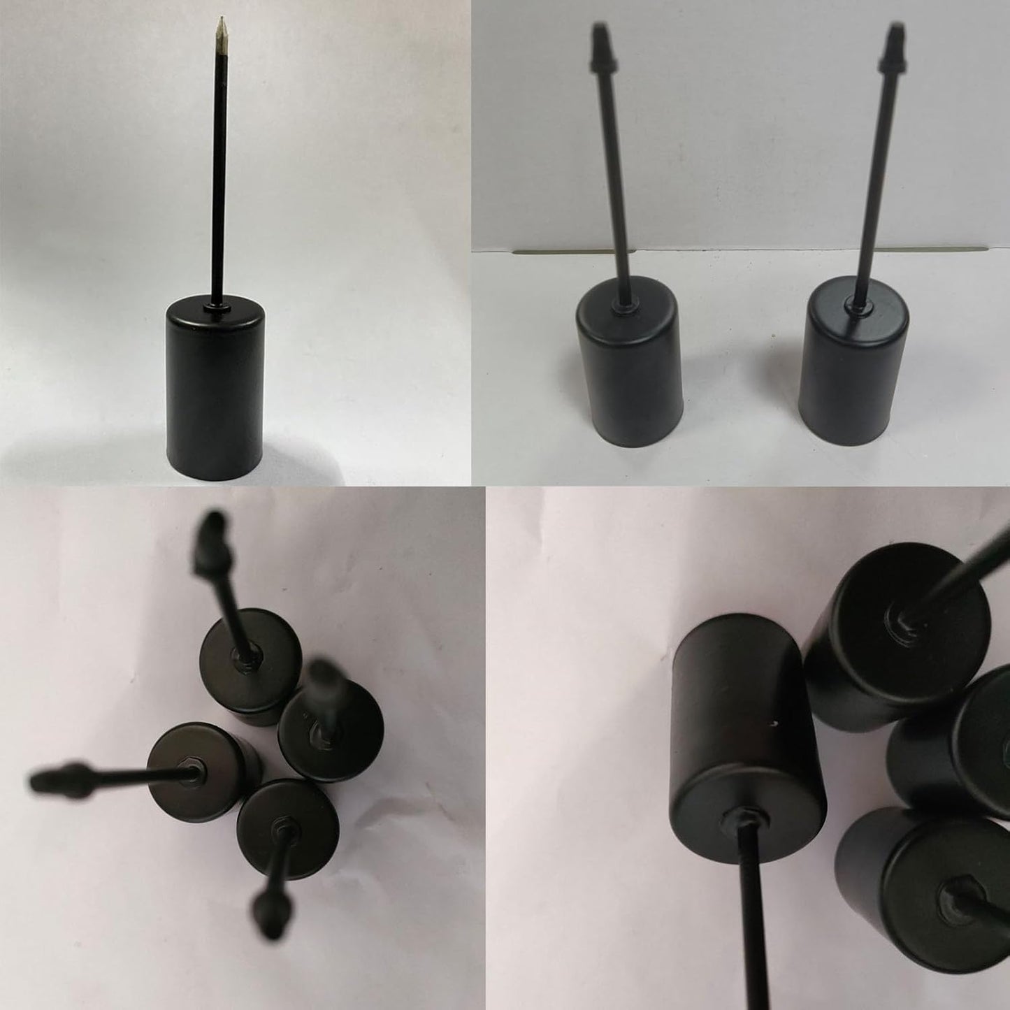 Skiennix Candle Holder Stakes - Heavy Duty Taper Candlestick Holders for Floral Centerpieces | 4 Pack