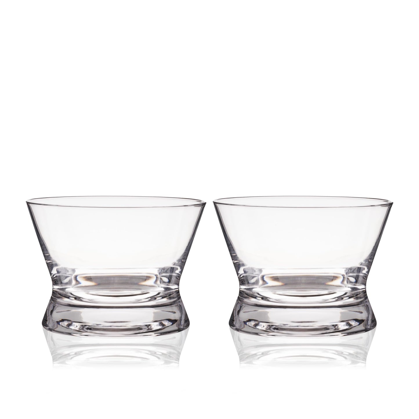 Viski Crystal Tequila Tasting Glasses, Copita Drinking Glasses for Mezcal, Whiskey, Bourbon, or Neat Spirits, Elegant Glassware Set for Home Bar or Cocktail Party, 6 oz, Set of 2