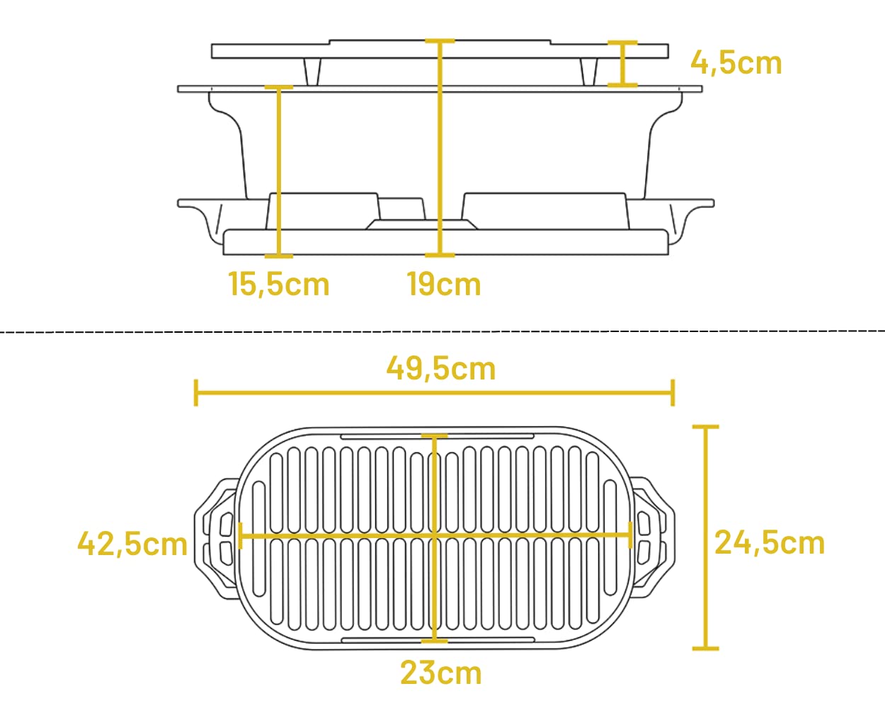 Lodge Cast Iron Sportsman's Pro Grill