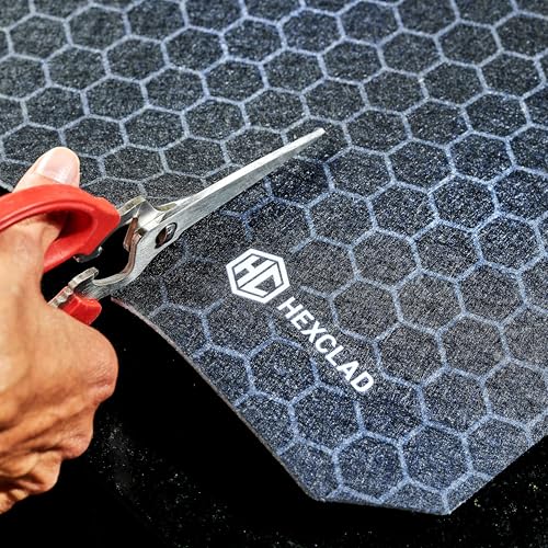 HexClad Ultra Thin Absorbent Dish Drying Mat Set - Fast Drying, Waterproof Backing