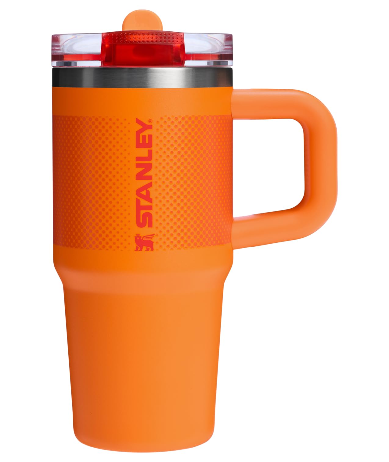 STANLEY Quencher ProTour Flip Straw Tumbler with Leakproof Lid 14 oz | Built-In Straw and Handle | Cup Holder Compatible for Travel | Insulated Stainless Steel Cup | BPA-Free | Goldenrod Fade
