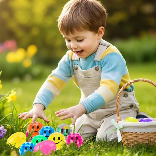 24 Pcs Easter Eggs with Colorful Stress Balls Squishy Balls Fidget Toys Squeeze Balls Bulk for Easter Basket Stuffers Party Favors Easter Egg Fillers