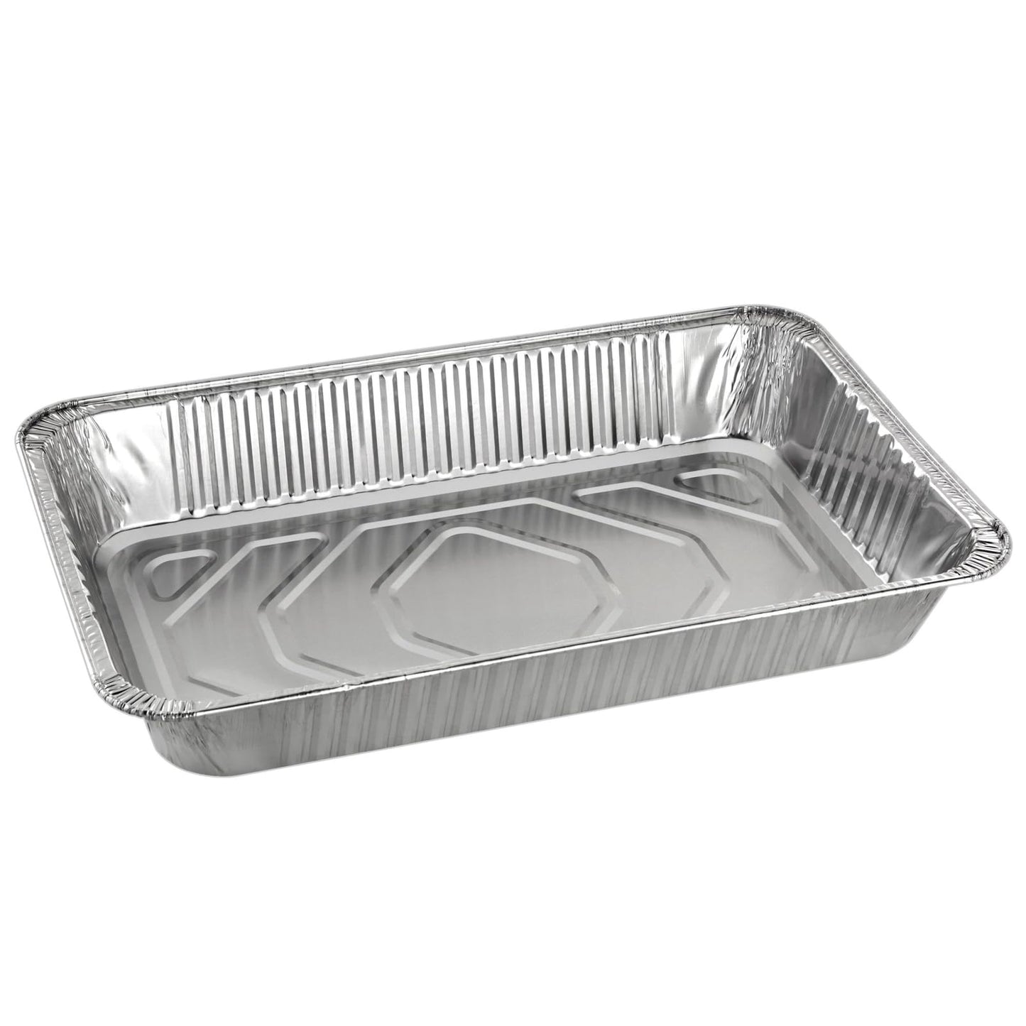 Juvale Aluminum Foil Pans 21x13 (15 Pack) Full Size Disposable Trays for Steam Table, Food, Grills, Baking, BBQ