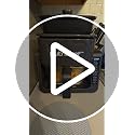 NutriChef 4QT Air Fryer & Grill Black - 7 Preset Cooking Modes, Double Deck Design