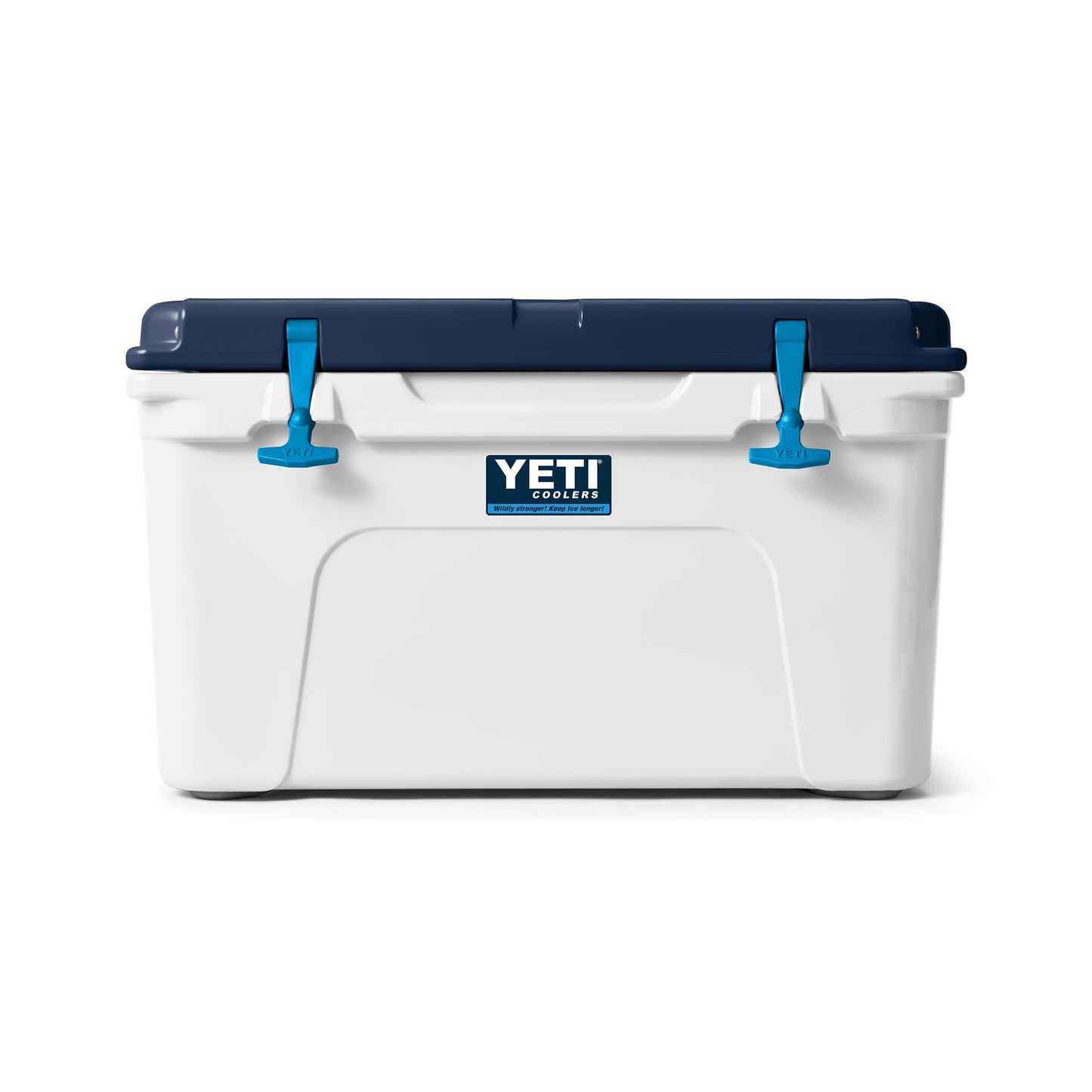 YETI Tundra 45 Cooler, White/Blue