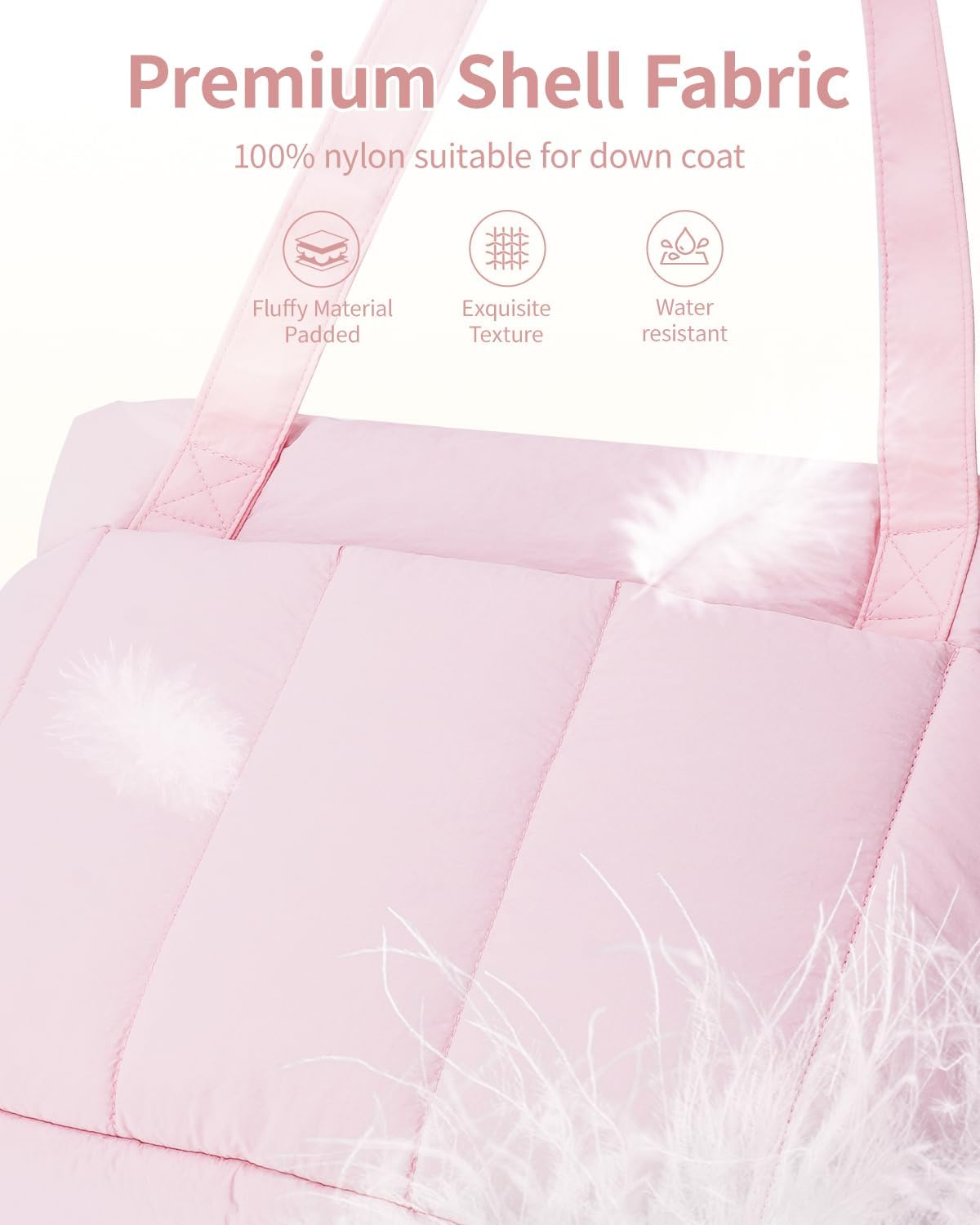 Narwey Puffer Tote Bag - Stylish Work Tote with Laptop Compartment | Perfect for Travel & Everyday Use