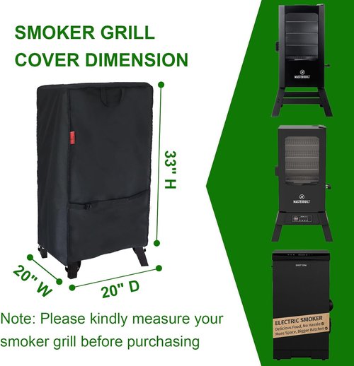 EAST OAK Electric Smoker Cover - Waterproof Protection for 30" Masterbuilt & Cuisinart Models