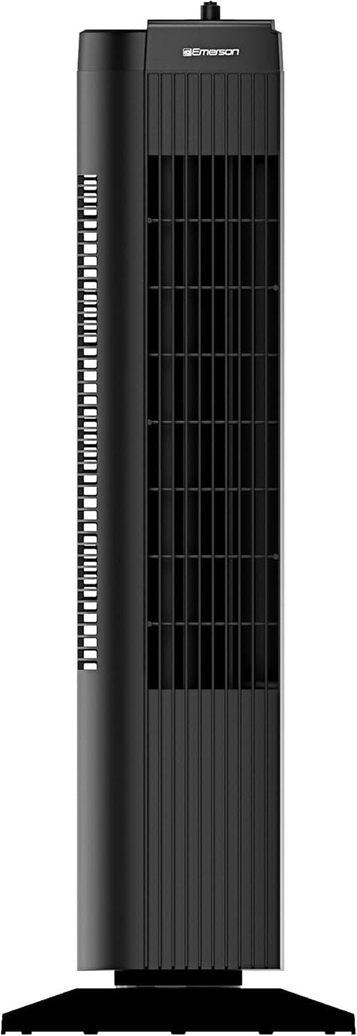 Emerson FAT2835-A Oscillating Tower Fan - 60° Oscillation, 3 Speed Settings, Black