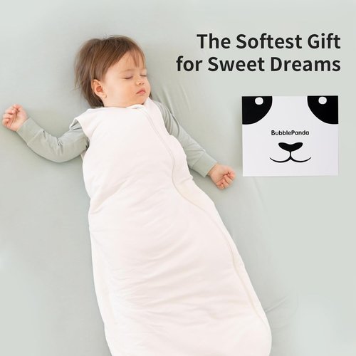 BubblePanda Modal Sleep Sack - Super Soft 0.5 Tog Toddler Blanket for Summer | 6-12 Months