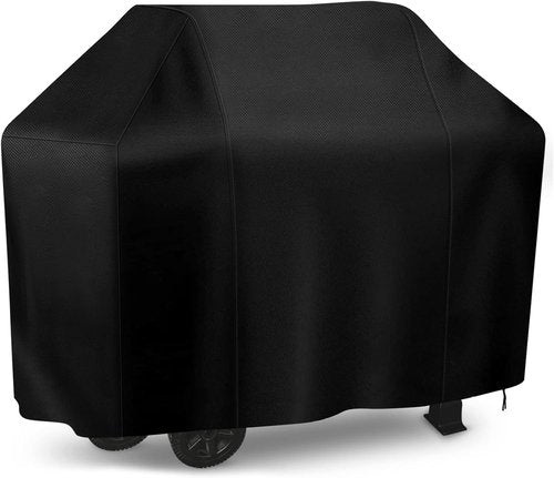 iCOVER 55-Inch BBQ Grill Cover - Waterproof & UV Resistant for Weber, Char-Broil, Nexgrill | Black