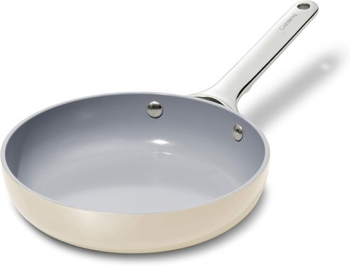 Caraway Nonstick Ceramic Mini Fry Pan - Non-Toxic, PTFE & PFOA Free | Oven Safe, 8" (1.05 qt) - Cream