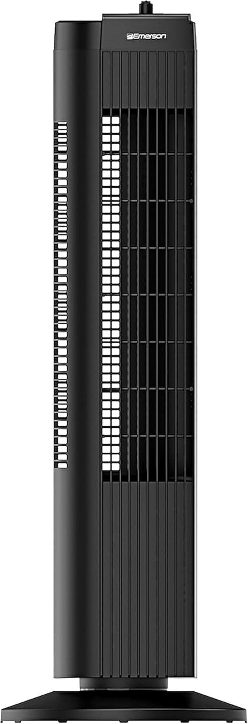 Emerson FAT2835-A Oscillating Tower Fan - 60° Oscillation, 3 Speed Settings, Black