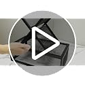 Big Black 9-Tier Space Saving Tree Bookshelf - Folding Metal Storage Shelf